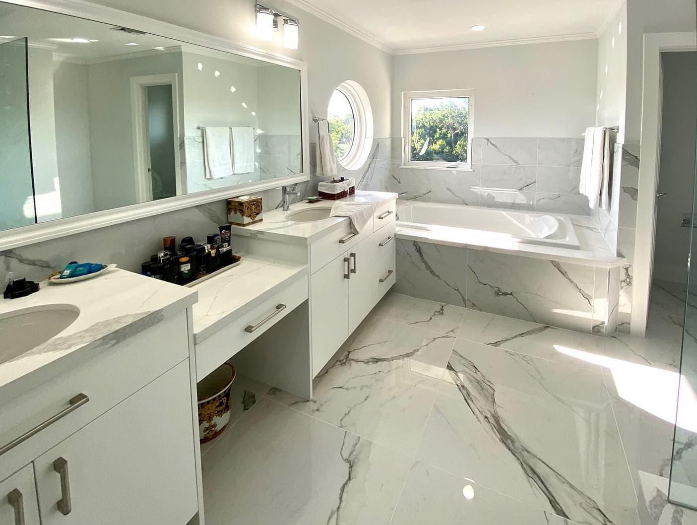 Marble primary bath